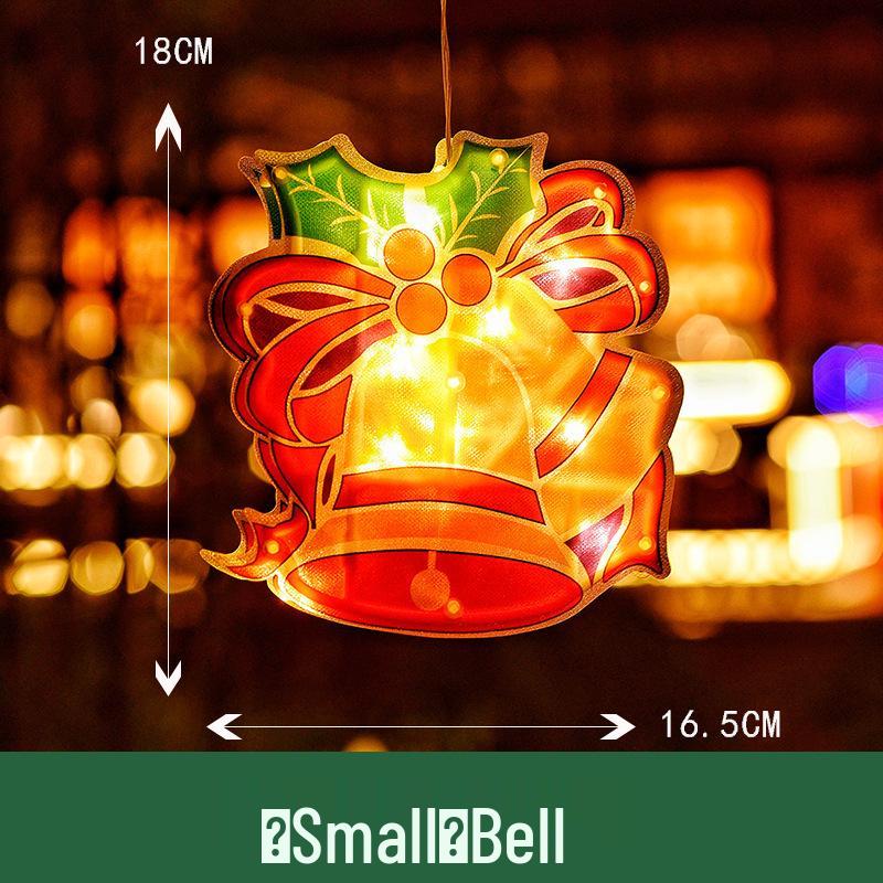 LED Christmas Suction Cup Window Lights: Indoor Decorative Hanging Festival Lights
