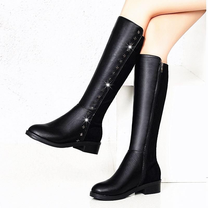 Moda Inverno Lato Cerniera Stivali Piatti Donne Scarpe a Tinta Unita Testa  Rotonda Casual Calzature acquista in modo economico — spedizione gratuita,  recensioni reali con foto — Joom