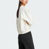 Adidas Solid Color Round Neck Comfortable Long Sleeve Sweatshirt Women tops Han-Jade-White IY6748