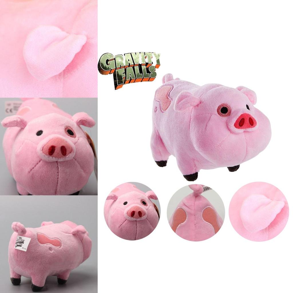 Gravity Falls Waddles Piggy Plush Toy Stuffed Animal Doll Kids Xmas Gift Decors