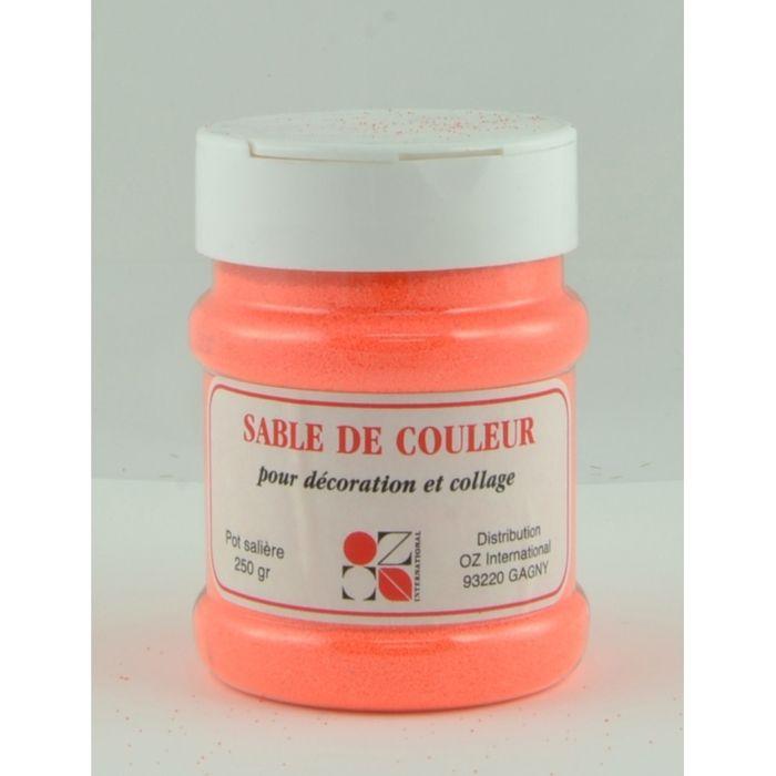 Sable couleur, pot verseur de 250 gr Fluo Orange