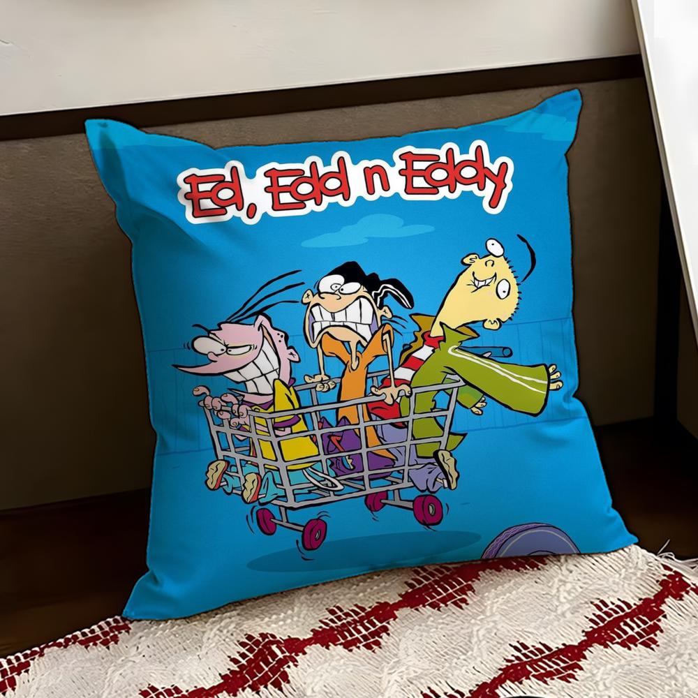 EEd Edd n Eddy Cushion Cover Reversible Soft Durable Pillow Cover Home Car MultiScene Use for Daily Comfort