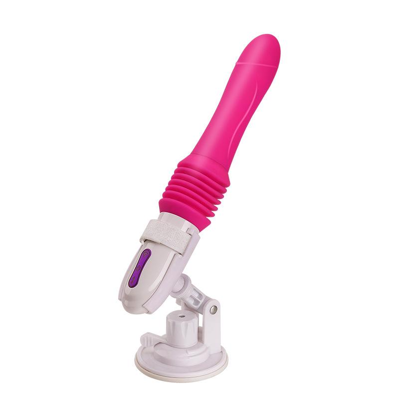 Machine sexuelle, gode télescopique, vibrateur automatique, masseur haut et bas, poussée du point G, jouet Vaginal, Masturbation féminine