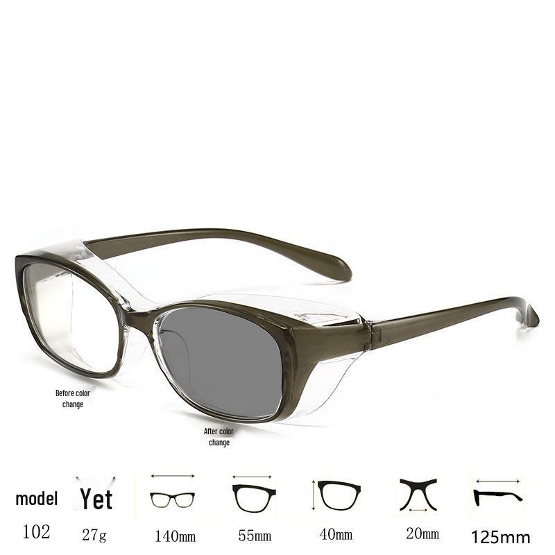 New Anti-Pollen Silicone Ring Polarized Photochromic UV Protection Anti-Fog Sunglasses