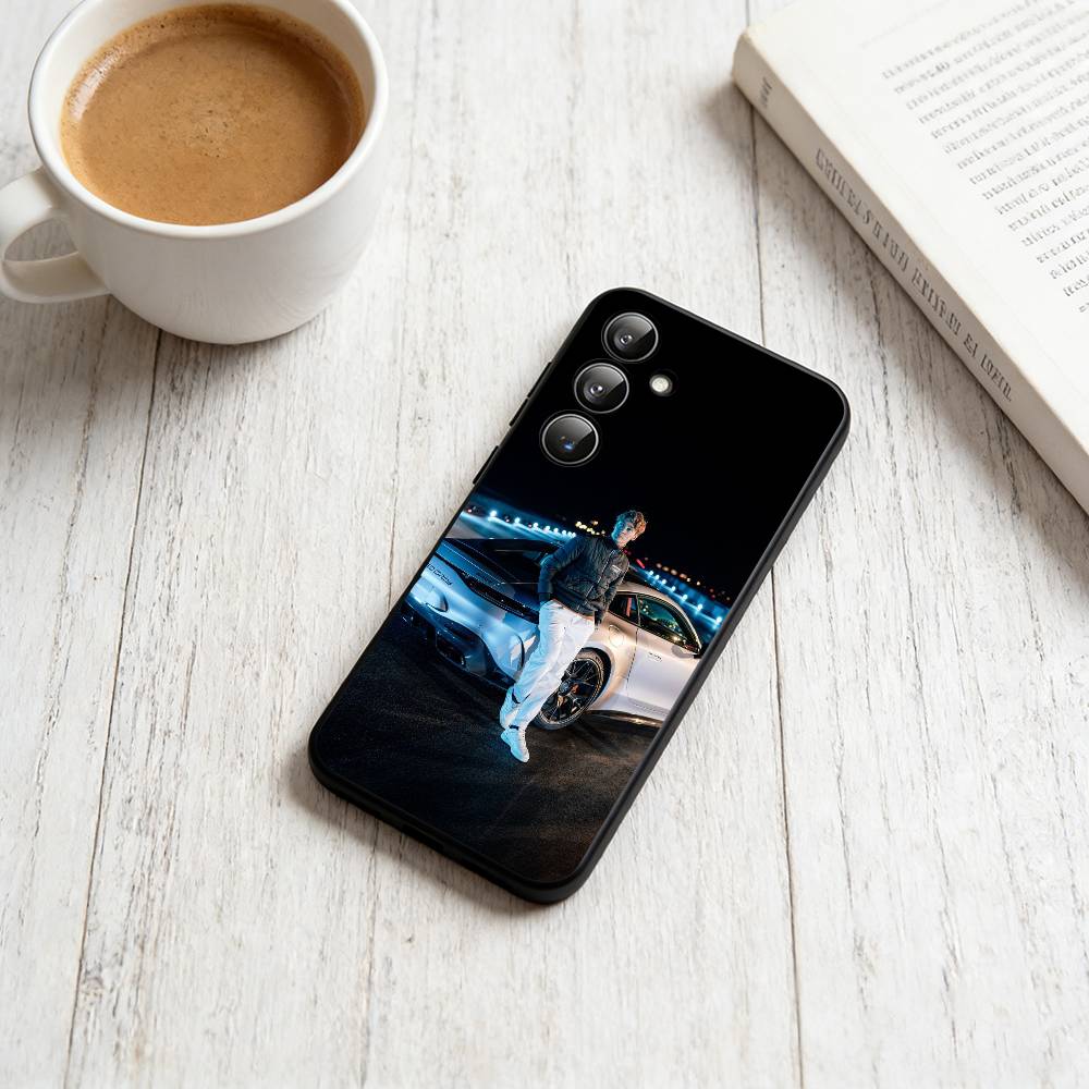 G-George Russell Phone Case For Samsung Galaxy A73,A72,A71,A70,A53,A52,A51,Soft Silicone Black Cover