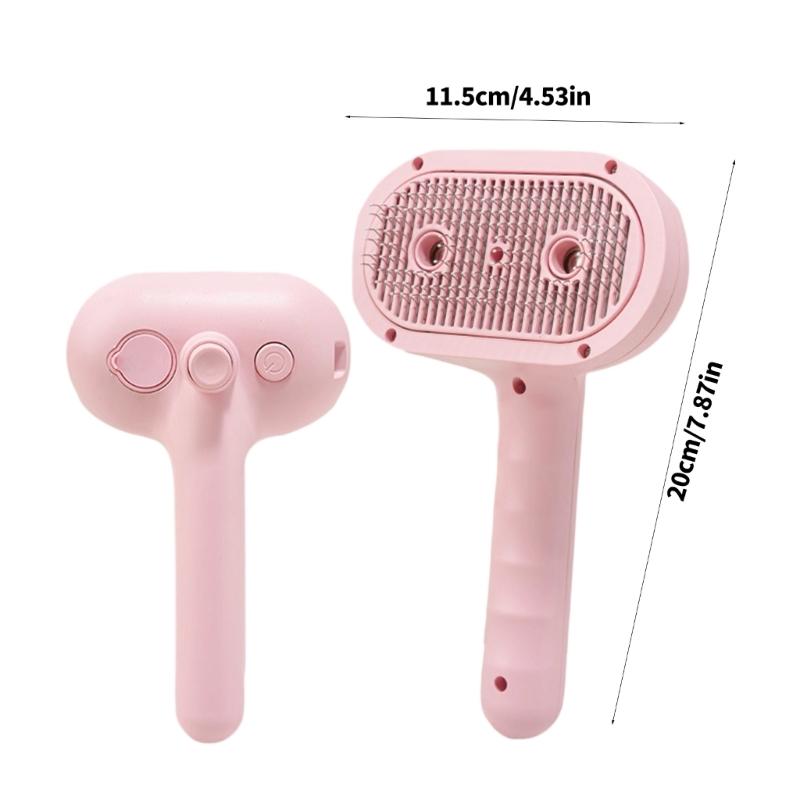 Professional Pet Grooming Comb With Sprays Function For Deshedding Massage And Mists Easy Mists Feature