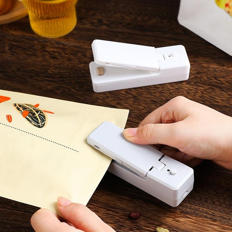 Buy 2 IN 1 USB Chargable Mini Bag Sealer Heat Sealers With Cutter Knife Rechargeable Portable