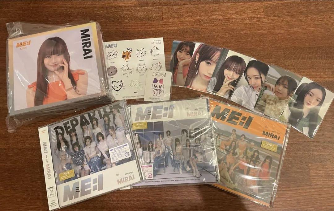 

[USED] ME:I Click 3 forms Keiko Shimizu member solo cut BOX