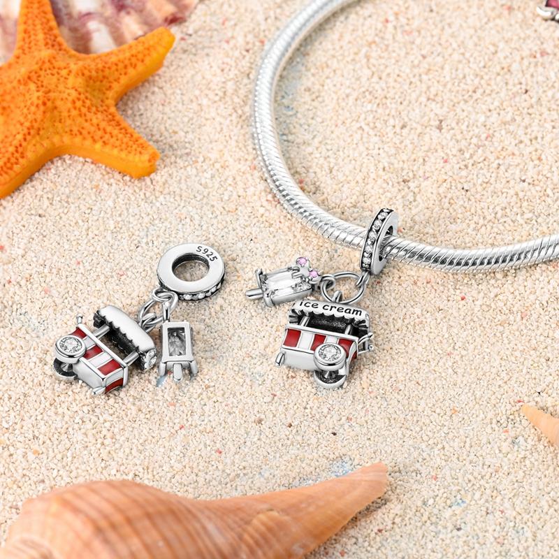 Pendant Charm Bead Copper Eternal Love Lock Beads Fit Original Bracelet For Jewelry Making Valentine'S Day Gift