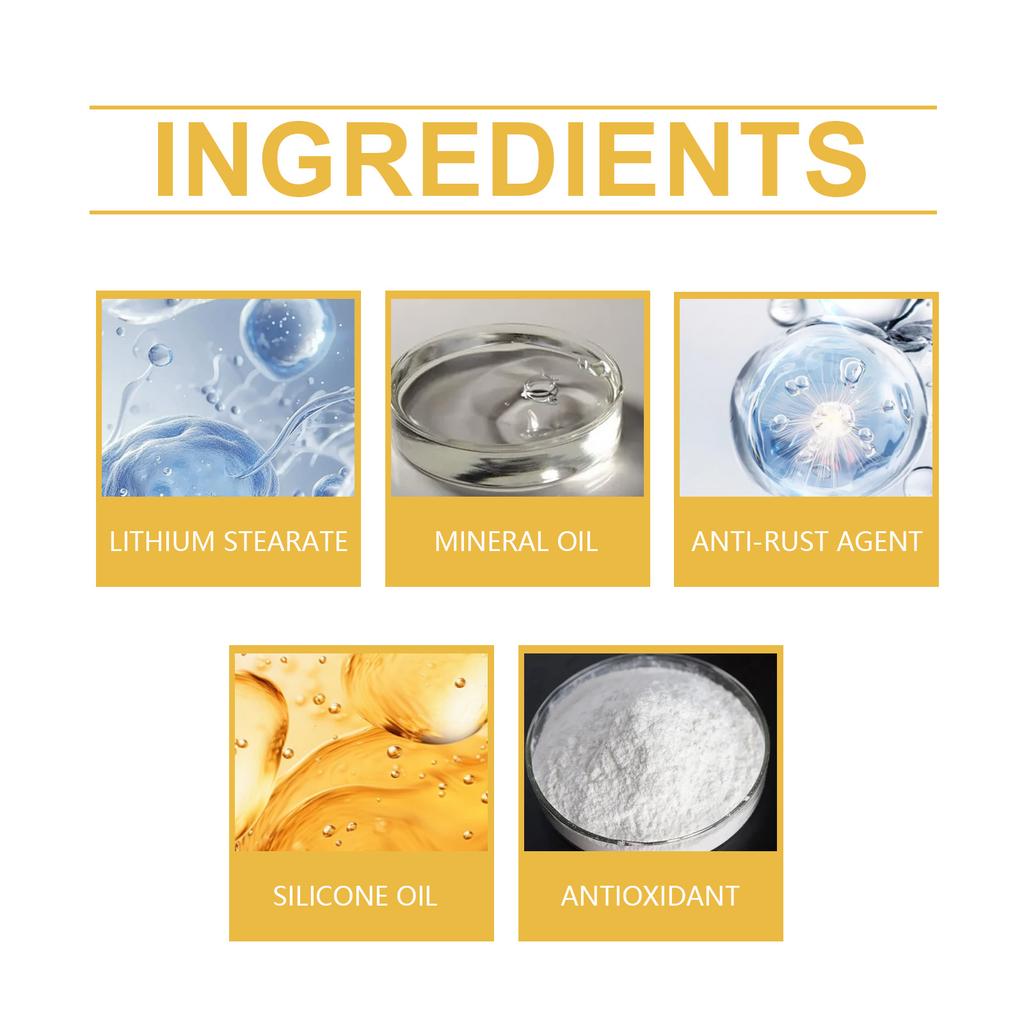 Automotive Care Grease, Multi-functional Lubricating Grease For Automotive Parts Maintenance, Wheel And Axle Cleaning.