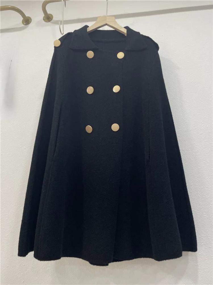

2026 Winter Warm Elegant Fur Coats Women Button Patchwork Vintage Loose Jacket Female Korean Fashion Designer Casual Outwear Coat New XL чорний