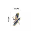 Pc Fashion Exquisite Crane Brooch Pin Creative Personalized Jewelry Accessories Party Birthday Gifts Suitable for Men and Women