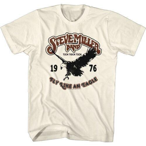 Vtg 1976 Steve Miller Band Music Tour Cotton White Men Women Shirt AA1787 Unisex T-Shirt S