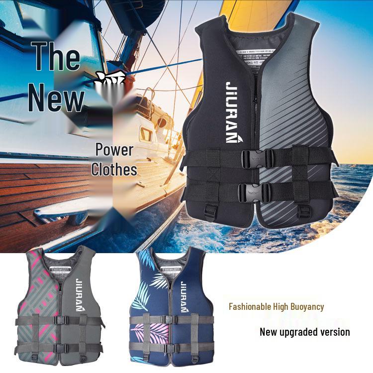 Children's Korean Style Lightweight Fishing & Rescue Life Vest with Waist Belt