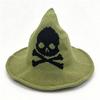 Vintage Witch Hat Halloween Wool Knit Hat Fashion Coseplay Accessories  for Women