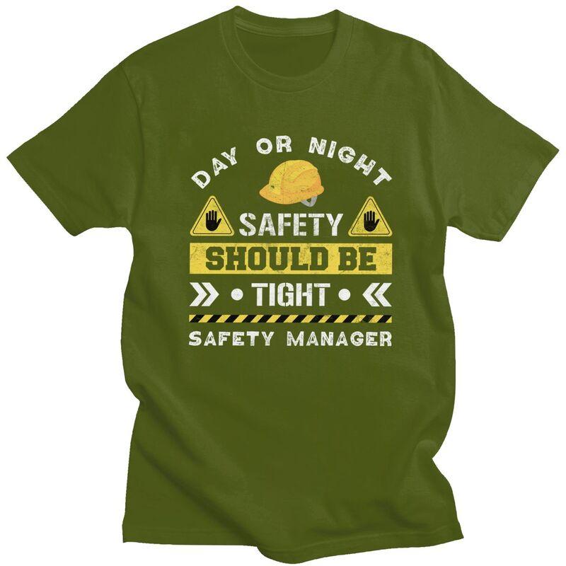 Security Safety Officer Security Officer Safety Ager Gift T Shirt Pure Cotton Tshirt Short Sleeve Tee Shirt Slim Fit Clothing