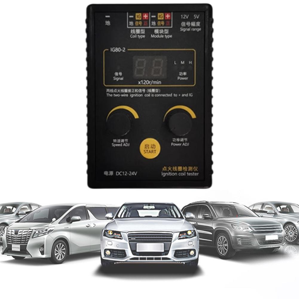 IG80 Automobile Ignition Coil Detector Vehicle Car Engine Ignition Coil Tester Car Repair Maintenance Tool