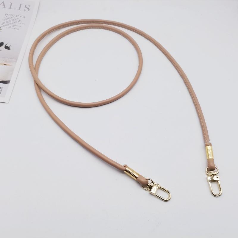 Simple and Versatile PU Square Buckle Round Leather Rope Replaceable Bag with One-shoulder Diagonal Mobile Phone Lanyard Bag Accessories