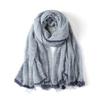 Short Tassel Men's Scarves Bufanda Wraps Warm Scarf Fashion Breathable Scarf  Outdoor