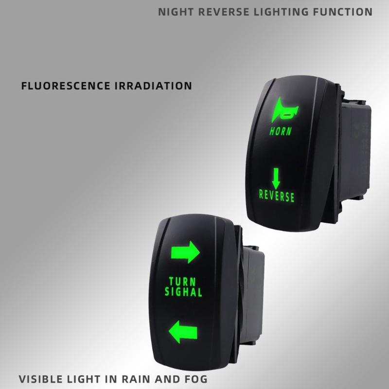 Universal ATV UTV SXS Blinker Straße Legals Kit Blinker Rocker Schalter Horn Blink Relais Sicherungen Linie Reverse