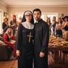 Przebranie Zakonnica Dla Dorosłych Halloween Karnawał