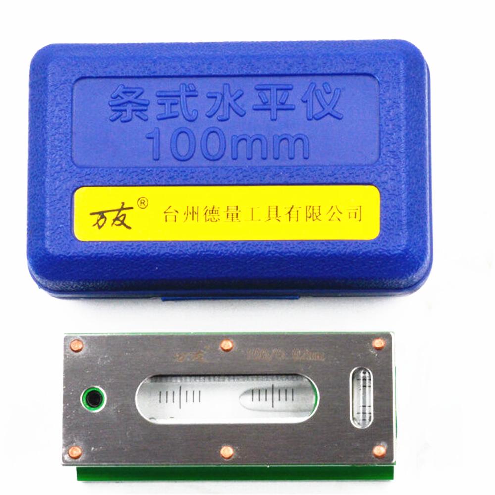 New 1PCS High Precision 0.02mm 100mm/150mm/200mm Industrial Level Mechanical Bar Level Spirit Level Instrument Measuring Tool
