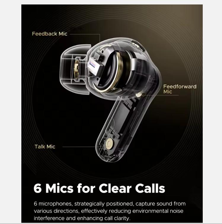 Xiaomi SoundPEATS Capsule3 Pro+ Wireless Earphones Adaptive ANC Bluetooth Headphones Hi Res HiFi Stereo Sound with xMEMS Speaker,LDAC