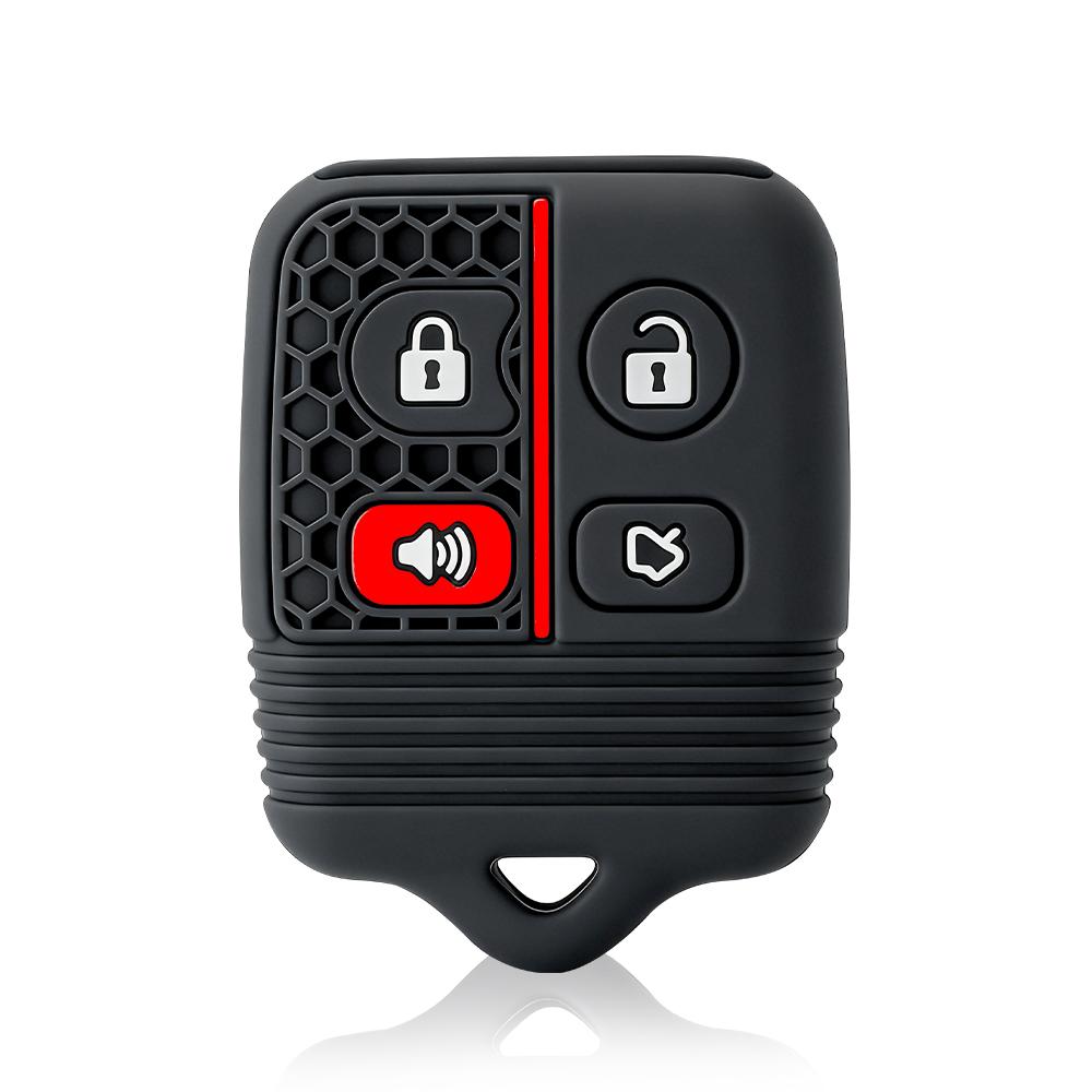 Silicone Shell Fob Key Fob Case Cover For Ford Focus Ranger Explorer Freestye F150 F250 E150 Econoline Lincoln Mercury