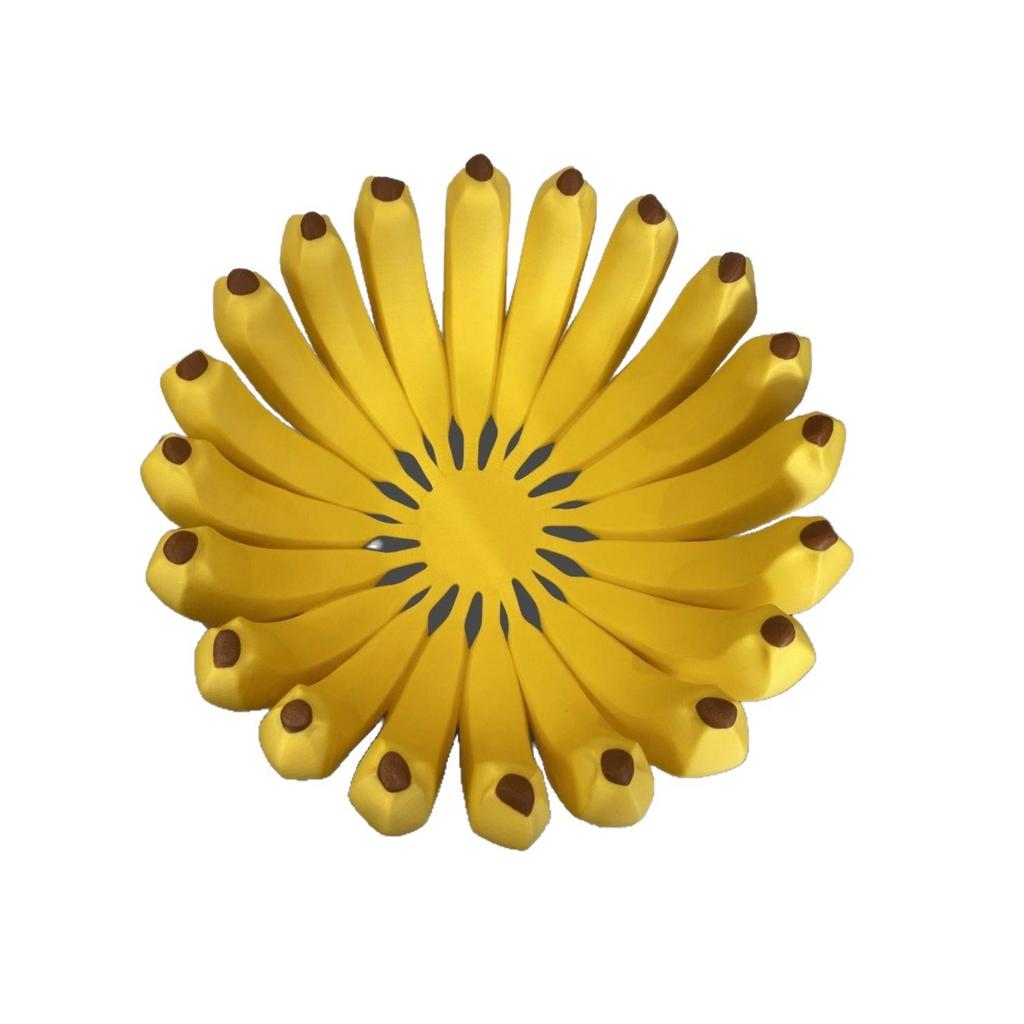 Banana Shaped Storage Tray Fruit Bowl Unique Design Decorative Organizer for Kitchen Table Living Room or Office Use