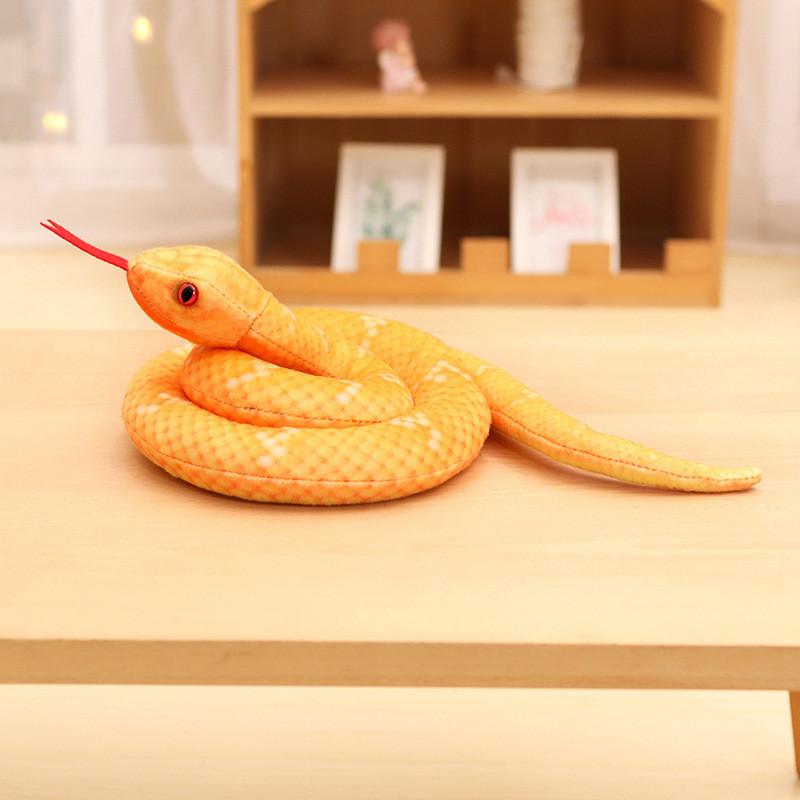 

Игрушка Змея Плюшевая Симуляция Наполнитель Куклы Декор Комнаты Подарок Игрушки Розыгрыш Гарнир Реквизит Yellow