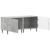TV Stand Concrete Grey Engineered Wood