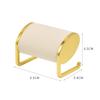 Jinsky Beige Custom Modern Adjustable Recyclable Jewelry Display Set Microfiber Bust Stand Necklace Earring Ring Holder Counter