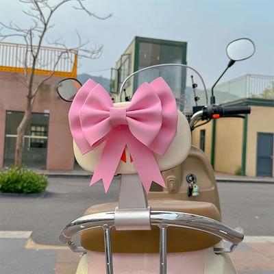 1PC Car Motorcycle Body Helmet Deco Electric Bike Rear Mirror Big Bow Ornament For Motocross Full Face Off Road Helmet Sticker