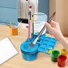 Paint Brush Cleaner Portable Paintbrush Cleaning Tool with Water Circulation Brush Washer Painting Station with Brush Holder And Palette for