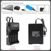 4 Slot USB Battery Charger for 18650 3.7V Li-ion Rechargeable Cells Compatible with 10440 14500 16340 18500 18350 14650 16650