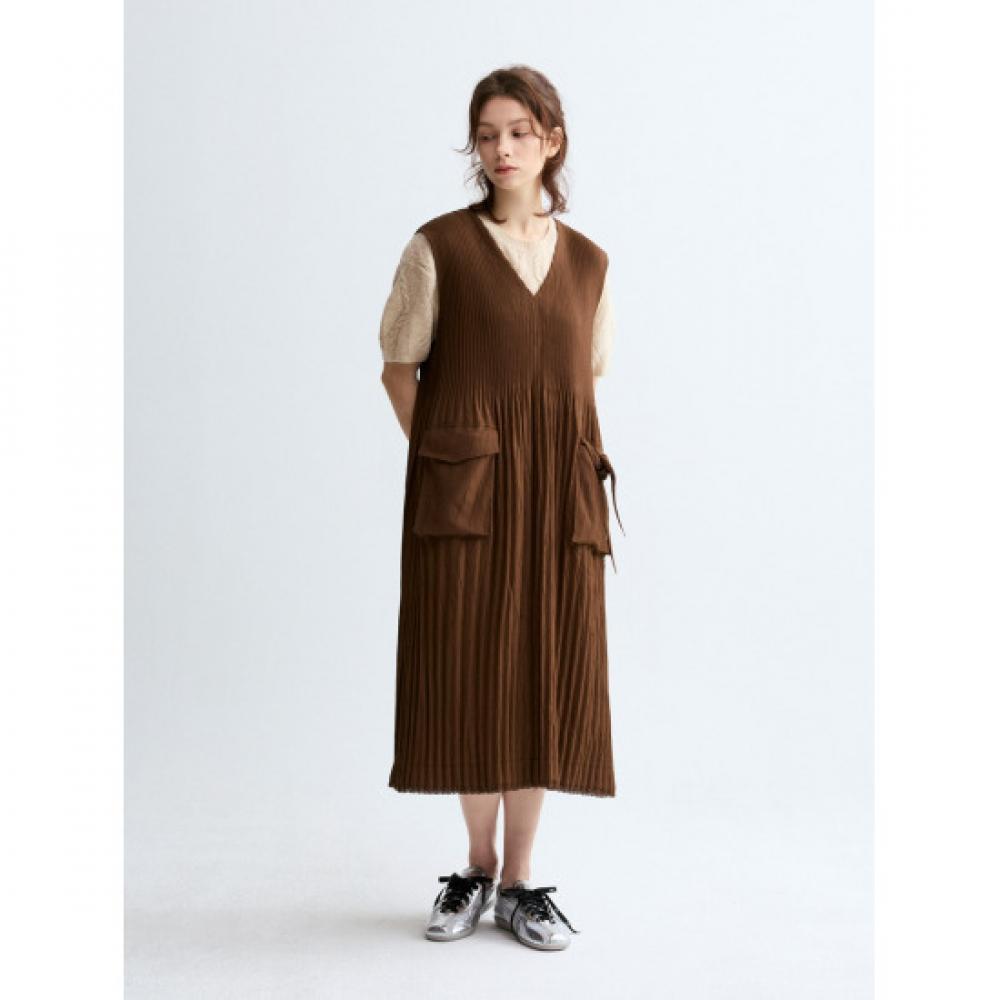 Lapli Big Pocket Layered Dress Lpopw025001