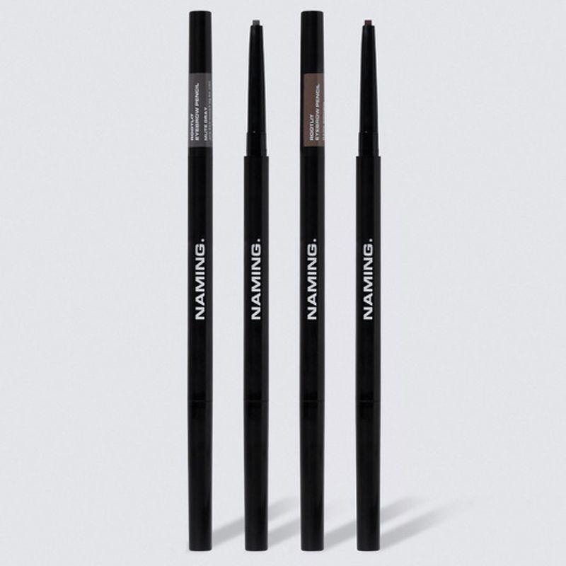 NAMING. Rootlet Eyebrow Duo Mute Gray