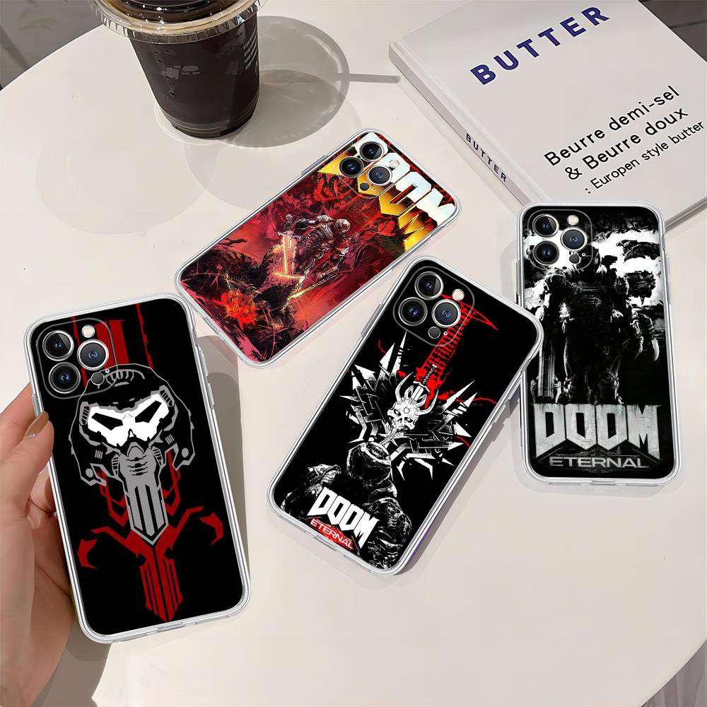 Klasyczna gra D-DOOM-E-EternalS Etui na telefon Dla IPhone 17 16 15 14 13 12 11 Pro Max Plus Miękkie etui Personalizowane DIY
