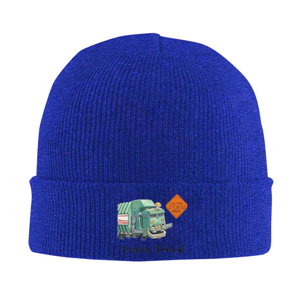 Trash Truck cartoon Netflix Winter Skullies Beanies Hat Warm Autumn Knitted Hats Bonnet Caps for Women Men
