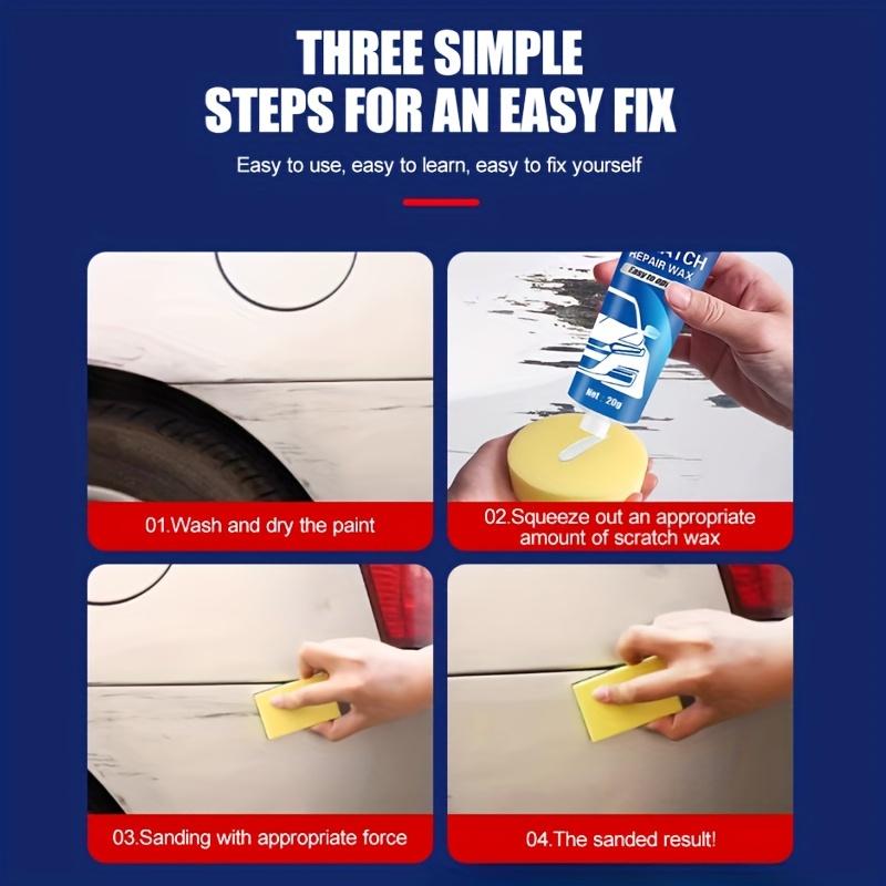 Car Scratch Remover Wax Car Polish for Scratch Repair, Paint Care, and Restoration