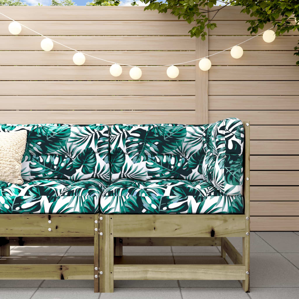 Vidaxl Ogrodowa Sofa Narożna, Impregnowane Drewno Sosnowe