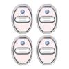 4Pcs Silicone Car Door Lock Buckle Protector Cover Valve Cap For VW Golf Amarok T5 Phaeton Teramont ID3 Tiguan T-Cross Passat MUK5