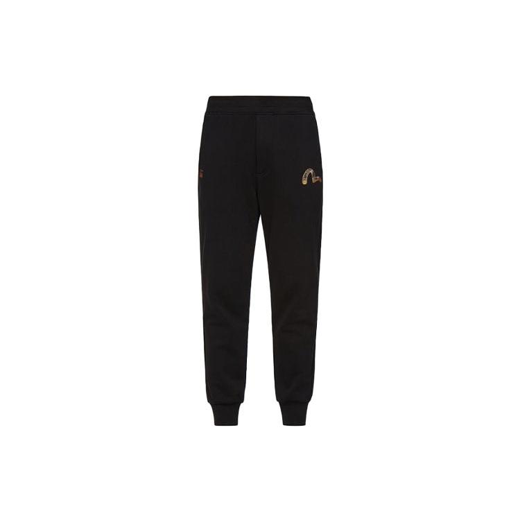 EVISU Jogger Sports Pants Men's Black 2EAHTM1SP312XXCT