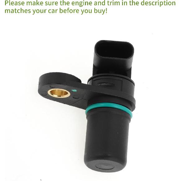No.5149009AA Crankshaft Position Sensor for Ram 1500 5.7L 2004-2007 Sturdy Black Engine Crank CKP Sensor Metal Plastic 1 Pc