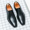 2024 Mens Dress Shoes Men's Formal Original Leather Italian Skin Shoes for Men Elegant Casual Business Luxury Social Male Shoes