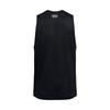 Under Armour Tech Solid Crew Neck Sleeveless Training Vest Men Tops Black 1382795-001