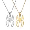 European & American Spider Necklace: Women's Titanium Steel Pendant Fashion Clavicle Chain Jewelry