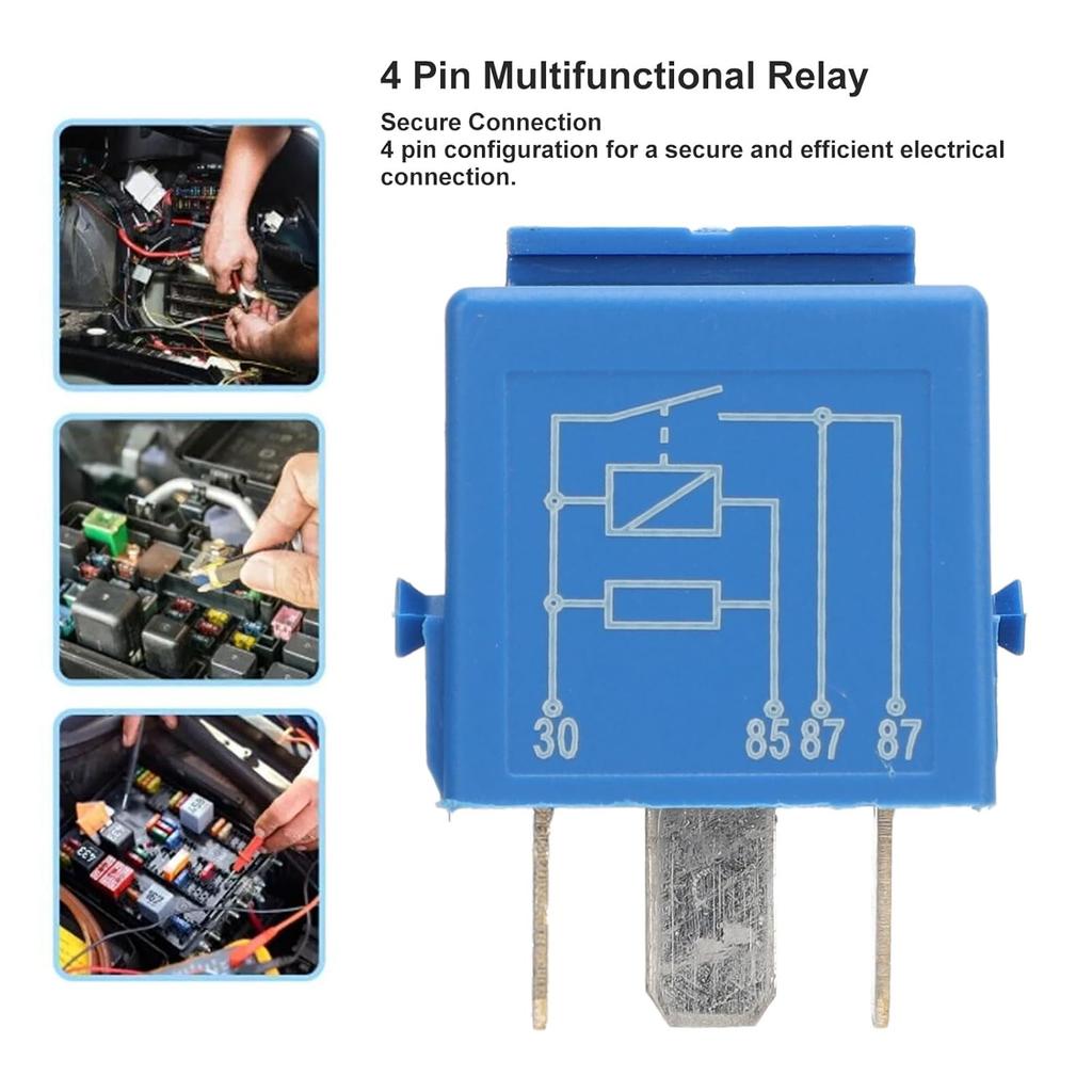 4 Pin Relay Stable Performance Multifunctional Relay for 1 3 4 5 6 7 Series, X1 X3 X5 X6 Z3 Z4 Z8, OE Numbers 61368364581, 8364581, 61366915327