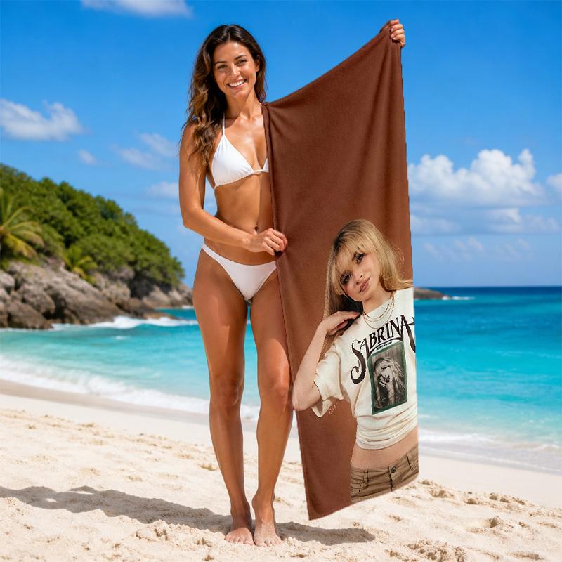 Sabrina Carpenter Quick Dry Microfiber Beach Towel Soft Absorbent Sand Resistant Towel For Beach Pool Travel Summer