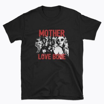 חולצת טי Mother Love Bone, גלאם רוק גראנג' סיאטל, סאונדגארדן, טי יוניסקס
